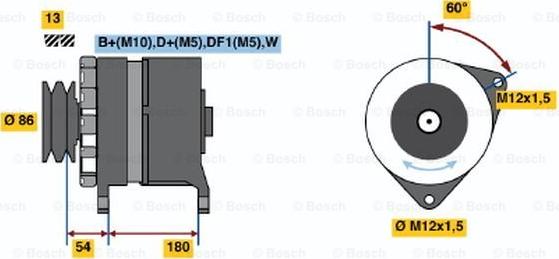 BOSCH 0 120 689 554 - Alternator www.molydon.hr