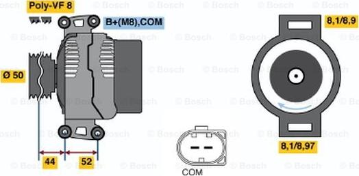 BOSCH 0 986 047 620 - Alternator www.molydon.hr