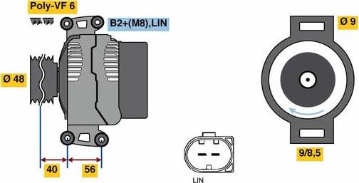 BOSCH 0 121 715 007 - Alternator www.molydon.hr