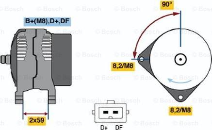 BOSCH 0 123 515 018 - Alternator www.molydon.hr