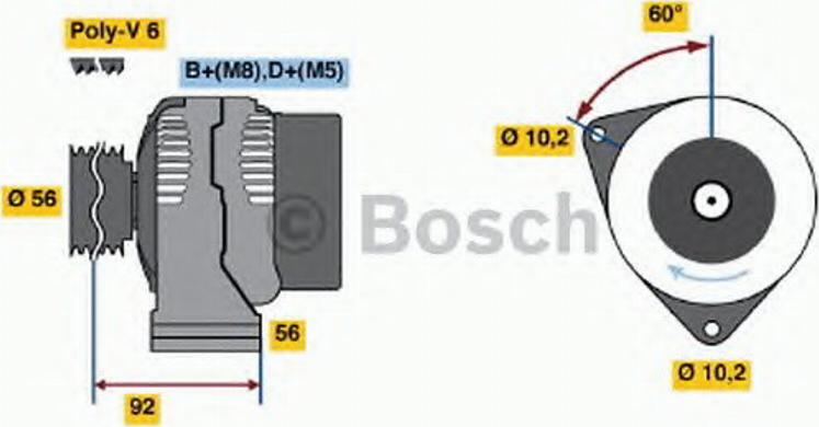 BOSCH 0 123 510 074 - Alternator www.molydon.hr