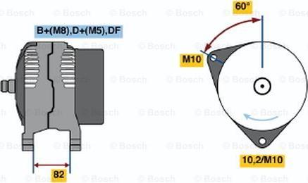 BOSCH 0 123 520 026 - Alternator www.molydon.hr