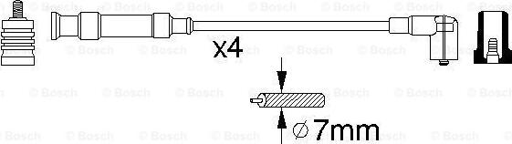 BOSCH 0 356 912 843 - Set kablova za paljenje www.molydon.hr