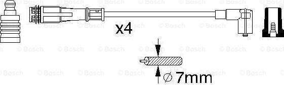 BOSCH 0 356 912 881 - Set kablova za paljenje www.molydon.hr