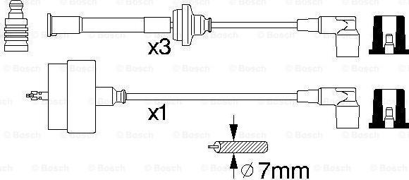 BOSCH 0 356 912 824 - Set kablova za paljenje www.molydon.hr