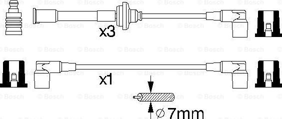 BOSCH 0 356 912 825 - Set kablova za paljenje www.molydon.hr