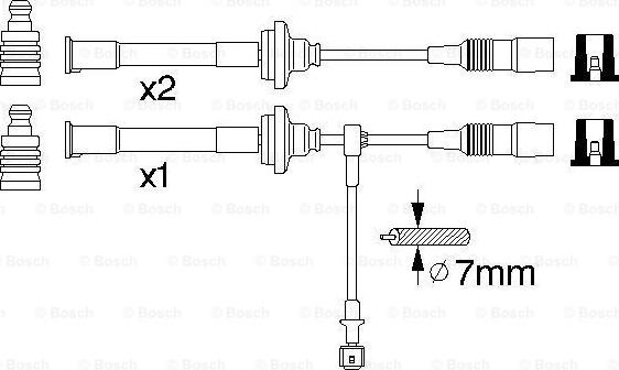 BOSCH 0 356 912 820 - Set kablova za paljenje www.molydon.hr