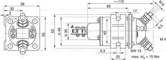 BOSCH 0 333 006 004 - Relej, glavna struja www.molydon.hr