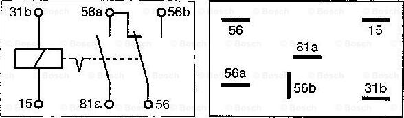 BOSCH 0 332 515 022 - Relej, glavna struja www.molydon.hr