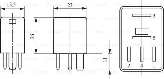 BOSCH 0 332 207 307 - Relej, glavna struja www.molydon.hr