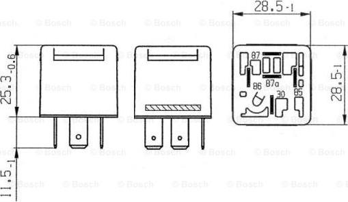 BOSCH 0 332 209 167 - Relej, glavna struja www.molydon.hr