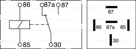 BOSCH 0 332 204 201 - Relej, glavna struja www.molydon.hr