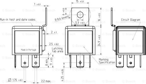 BOSCH 0 332 204 210 - Relej, glavna struja www.molydon.hr