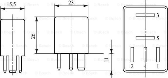 BOSCH 0 332 207 406 - Relej, glavna struja www.molydon.hr