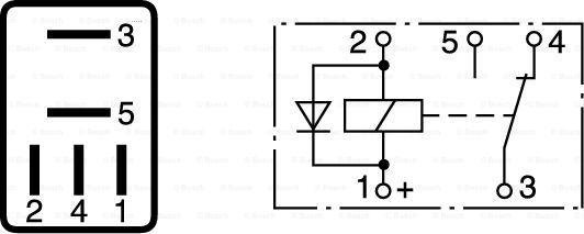 BOSCH 0 332 207 304 - Relej, glavna struja www.molydon.hr