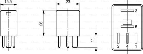 BOSCH 0 332 207 321 - Relej, glavna struja www.molydon.hr