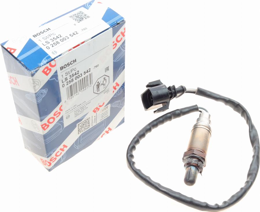 BOSCH 0 258 003 542 - Lambda-sonda www.molydon.hr