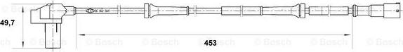 BOSCH 0 265 006 528 - Senzor, broj obrtaja kotača www.molydon.hr