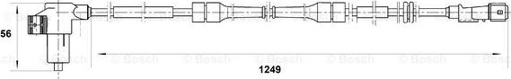 BOSCH 0 265 006 200 - Senzor, broj obrtaja kotača www.molydon.hr