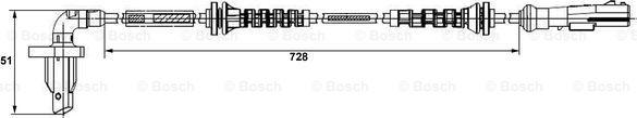 BOSCH 0 265 008 295 - Senzor, broj obrtaja kotača www.molydon.hr