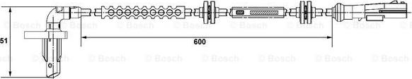 BOSCH 0 265 008 293 - Senzor, broj obrtaja kotača www.molydon.hr