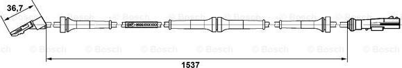 BOSCH 0 265 007 938 - Senzor, broj obrtaja kotača www.molydon.hr