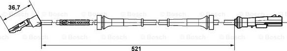 BOSCH 0 265 007 937 - Senzor, broj obrtaja kotača www.molydon.hr