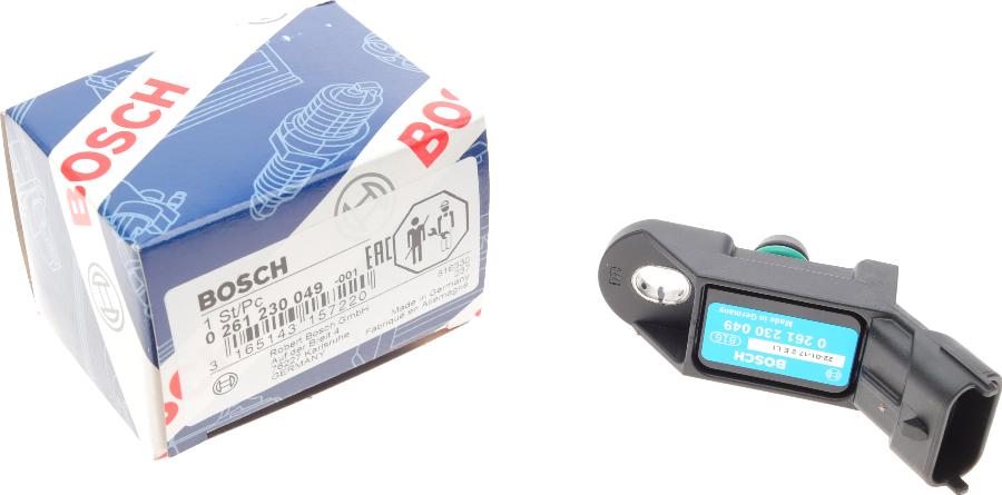 BOSCH 0 261 230 049 - Senzor, pritisak usisne Cijevi www.molydon.hr