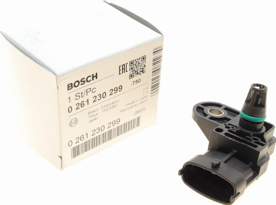 BOSCH 0 261 230 299 - Senzor, pritisak usisne Cijevi www.molydon.hr