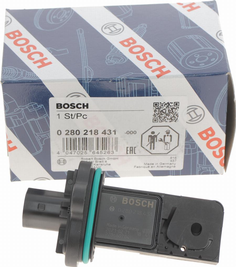 BOSCH 0 280 218 431 - Mjerač zapremine zraka www.molydon.hr