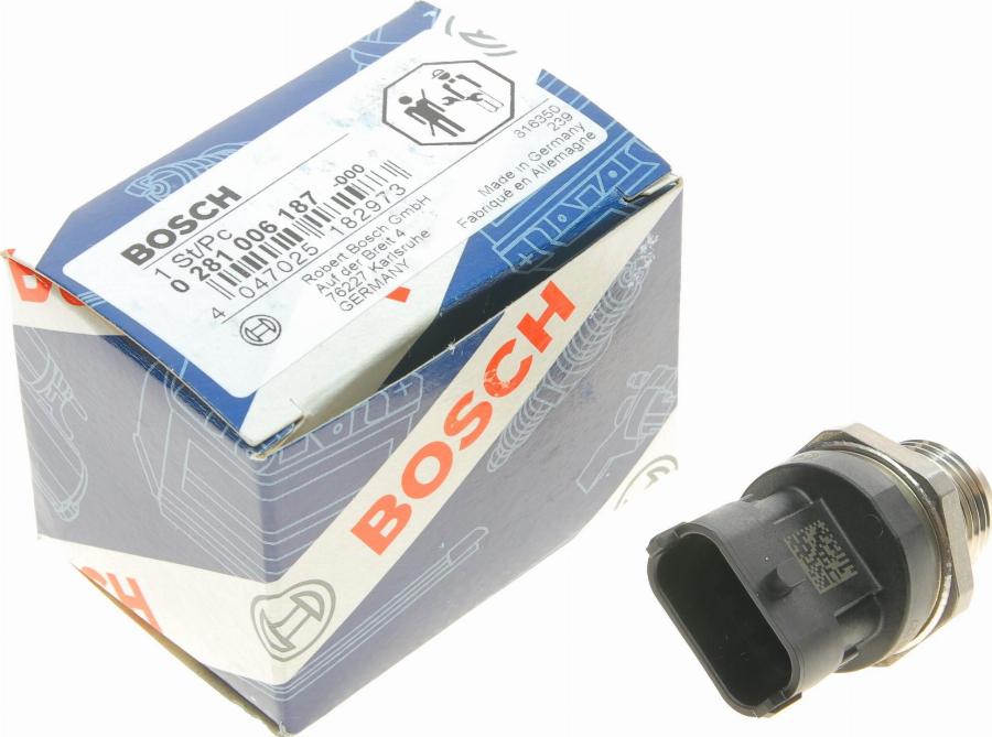 BOSCH 0 281 006 187 - Senzor, pritisak goriva www.molydon.hr