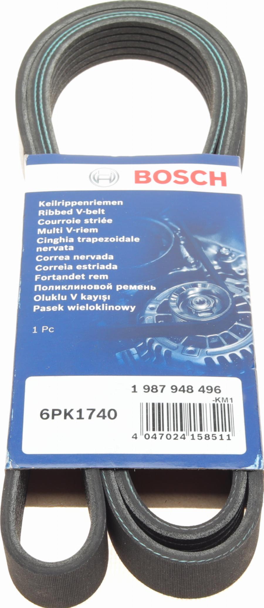 BOSCH 1 987 948 496 - Klinasti rebrasti remen  www.molydon.hr