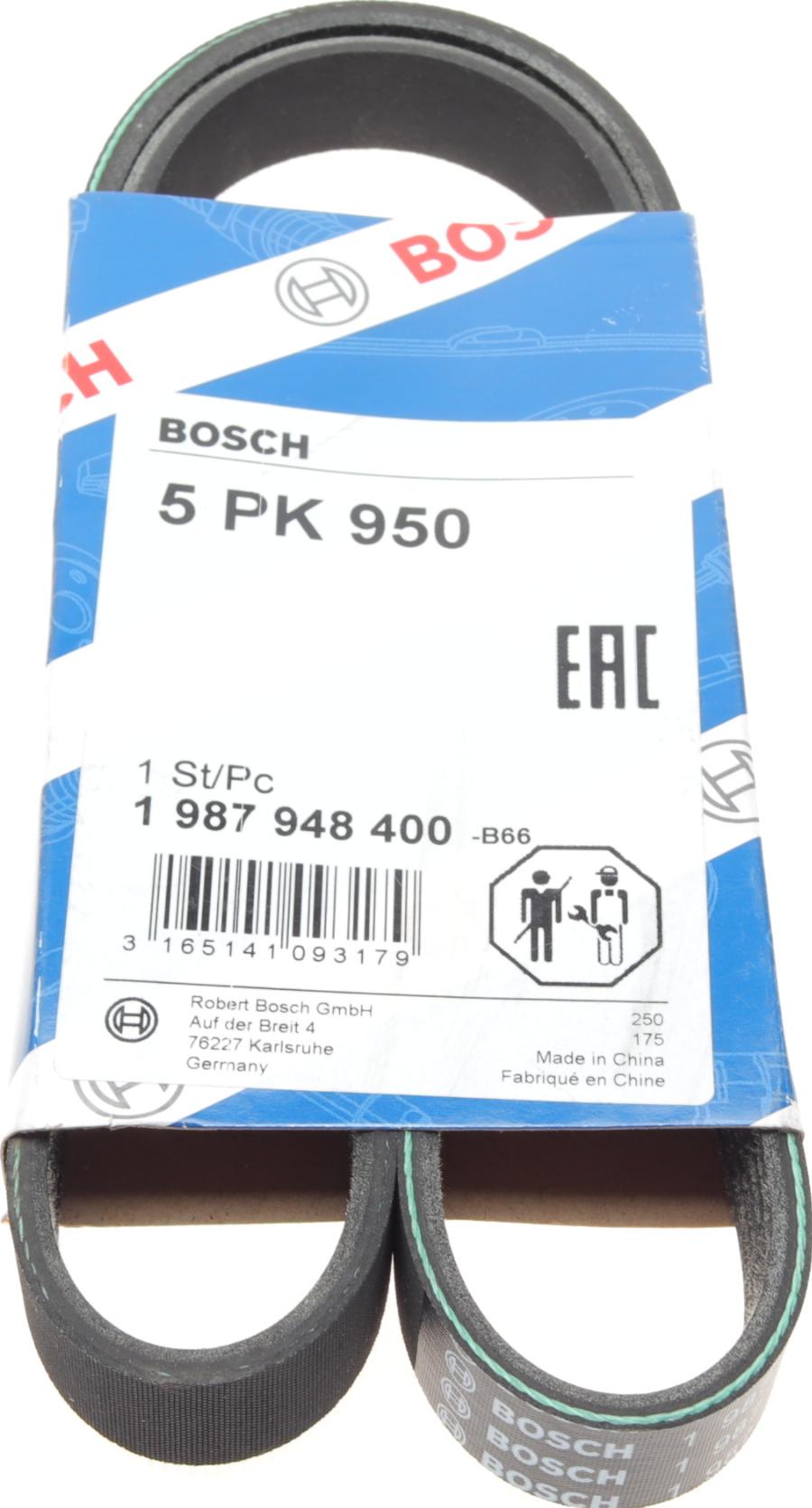 BOSCH 1 987 948 400 - Klinasti rebrasti remen  www.molydon.hr