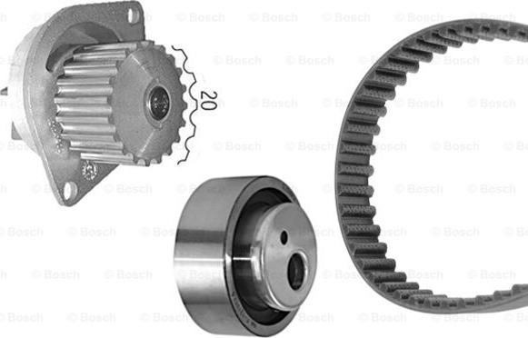 BOSCH 1 987 948 898 - Vodena pumpa sa kompletom zupčastog remena www.molydon.hr