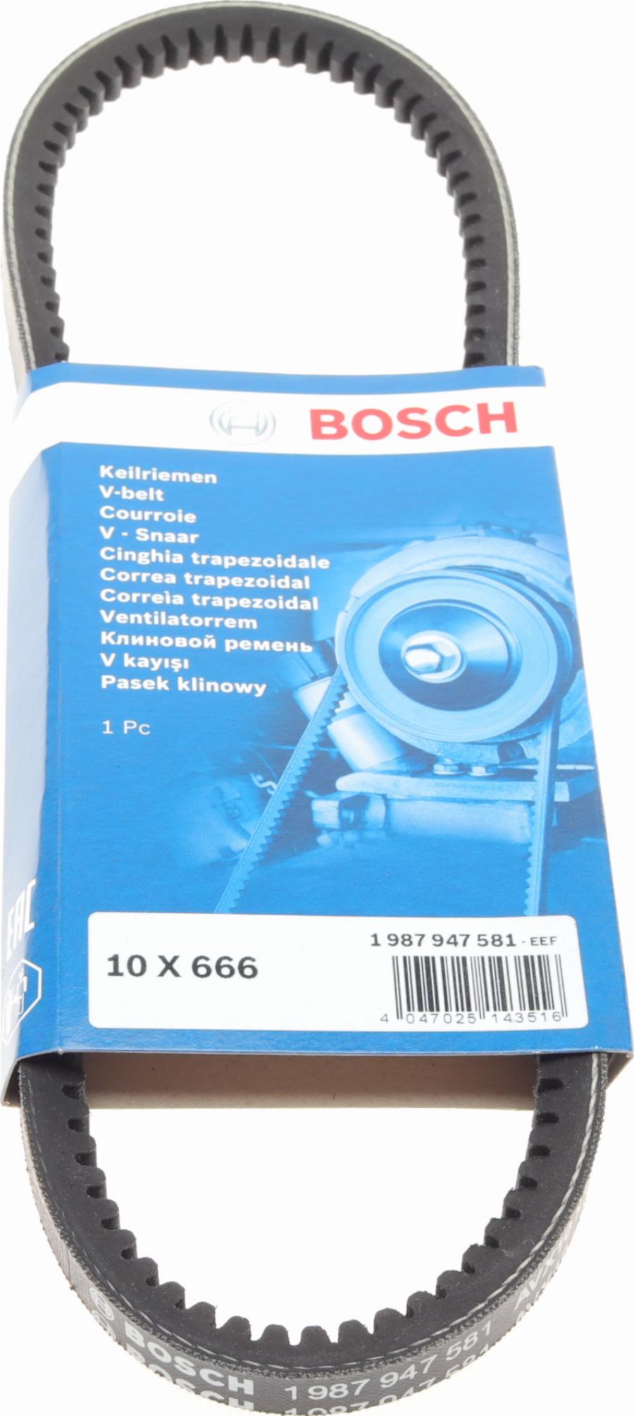 BOSCH 1 987 947 581 - Klinasti remen www.molydon.hr