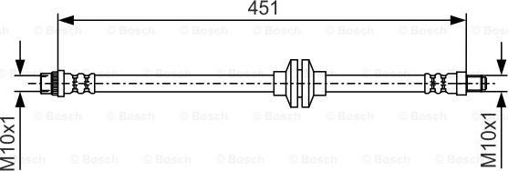 BOSCH 1 987 481 985 - Kočiono crijevo, lajtung www.molydon.hr