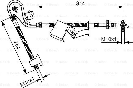 BOSCH 1 987 481 469 - Kočiono crijevo, lajtung www.molydon.hr