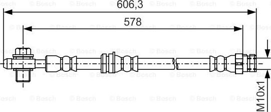 BOSCH 1 987 481 460 - Kočiono crijevo, lajtung www.molydon.hr