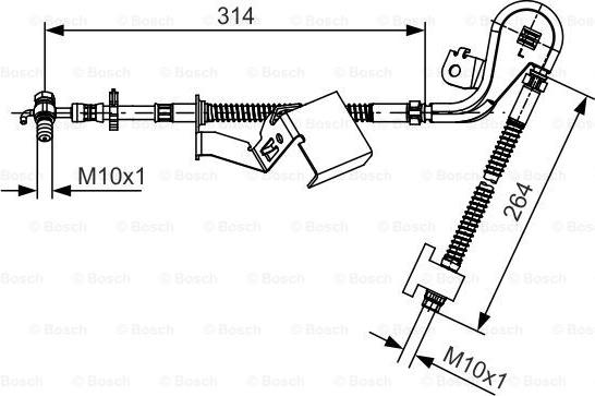 BOSCH 1 987 481 468 - Kočiono crijevo, lajtung www.molydon.hr