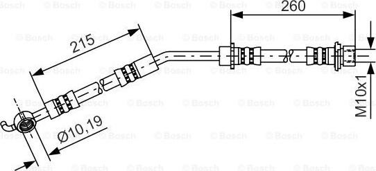 BOSCH 1 987 481 410 - Kočiono crijevo, lajtung www.molydon.hr