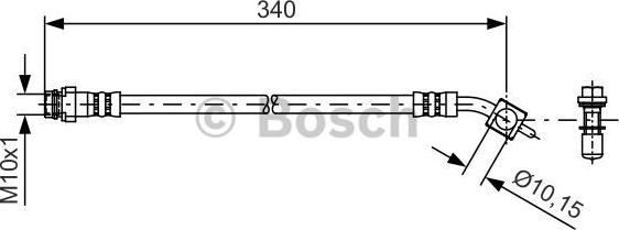 BOSCH 1 987 481 424 - Kočiono crijevo, lajtung www.molydon.hr