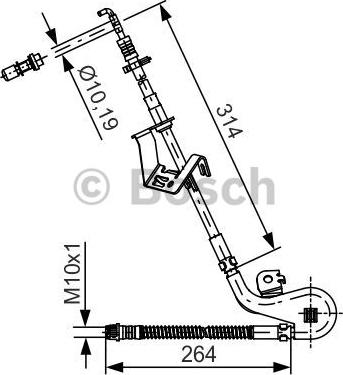 BOSCH 1 987 481 427 - Kočiono crijevo, lajtung www.molydon.hr