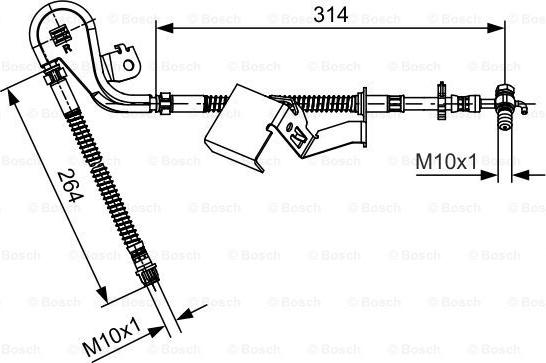 BOSCH 1 987 481 471 - Kočiono crijevo, lajtung www.molydon.hr