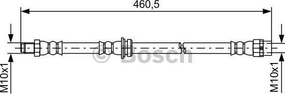 BOSCH 1 987 481 598 - Kočiono crijevo, lajtung www.molydon.hr