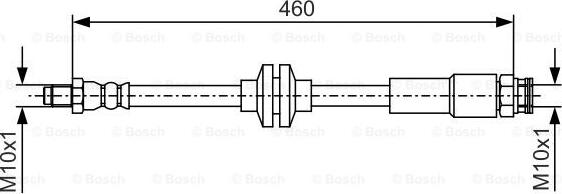 BOSCH 1 987 481 543 - Kočiono crijevo, lajtung www.molydon.hr