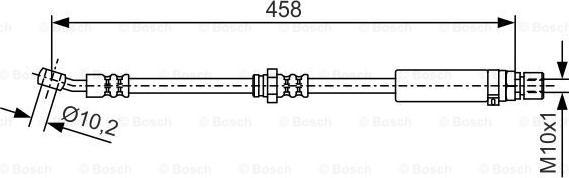 BOSCH 1 987 481 661 - Kočiono crijevo, lajtung www.molydon.hr