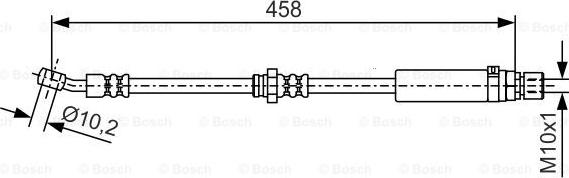 BOSCH 1 987 481 663 - Kočiono crijevo, lajtung www.molydon.hr