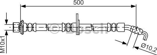 BOSCH 1 987 481 614 - Kočiono crijevo, lajtung www.molydon.hr