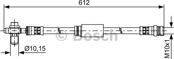 BOSCH 1 987 481 631 - Kočiono crijevo, lajtung www.molydon.hr