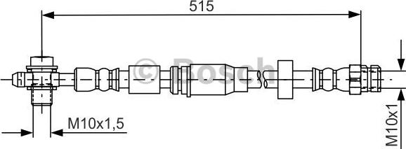 BOSCH 1 987 481 673 - Kočiono crijevo, lajtung www.molydon.hr